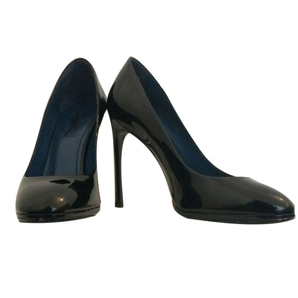 YSL Yves Saint Laurent Nicole 105 Pump in black, size 8
